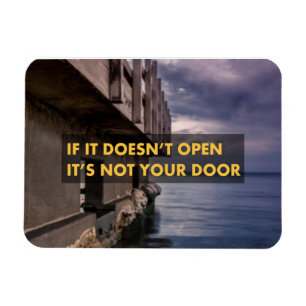 If it doesn't open it's not your door magnet