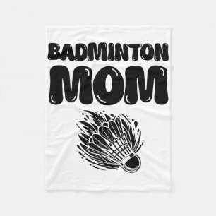 If It Involves Badminton Count Me In Shuttle Fleece Blanket