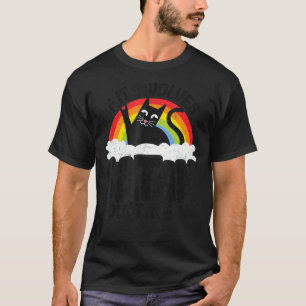 If It Involves Satan Count Me In Cat Heavy Metal R T-Shirt