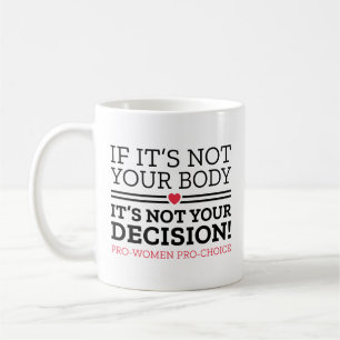 If It’s Not Your Body It’s Not Your Decision Coffee Mug