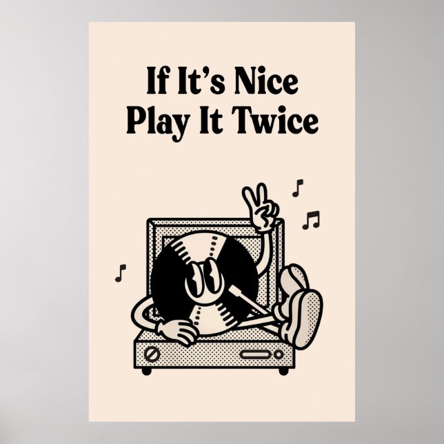 If It's Nice Play It Twice Poster (Front)