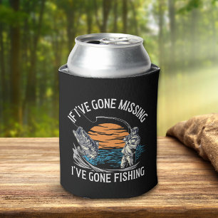 If I've Gone Missing I've Gone Fishing Can Cooler