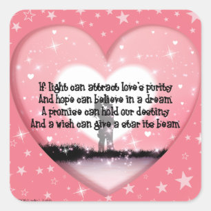 If light can attract love's purity stickers