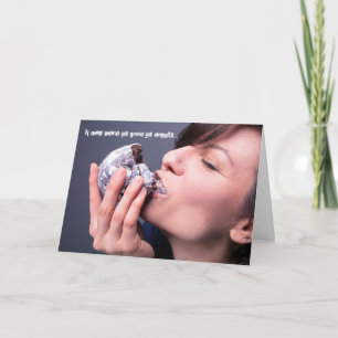 If men were as good as doughnuts fun greeting card