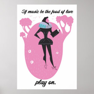 If music be the food of love play on poster