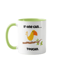 If One Can. . .Toucan, Funny Pun Cartoon