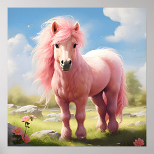 If Only Ponies Came In Pink Poster