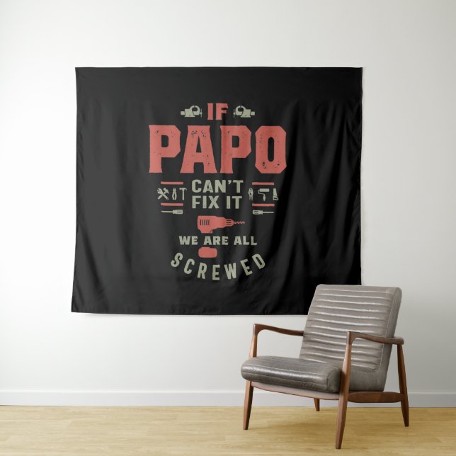 If Papo Can't Fix It We Are Screwed Tapestry (In Situ (Horizontal))