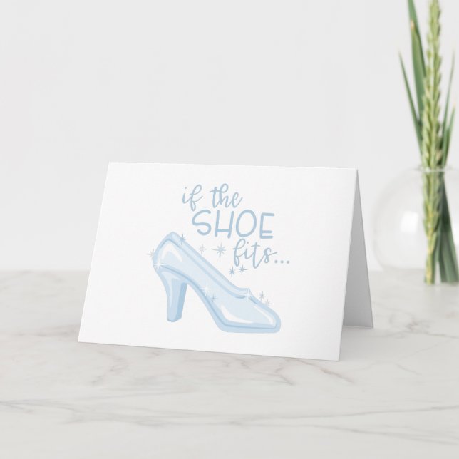 If Shoe Fits Card (Front)