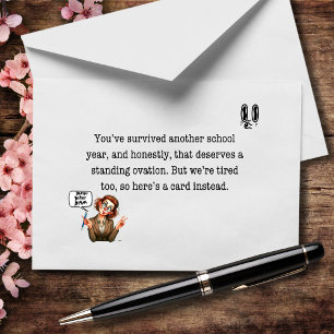 If Surviving a School Year Was an Olympic Sport Thank You Card