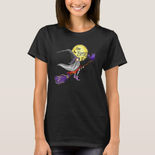 If The Broom Fits Ride It  Halloween Gnomes Puns T-Shirt