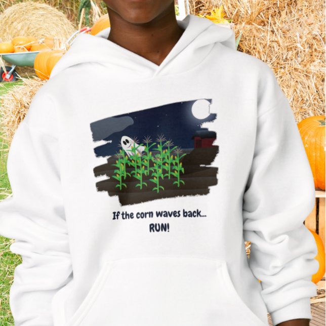If the Corn Waves Back Funny Halloween Ghost  (Creator Uploaded)