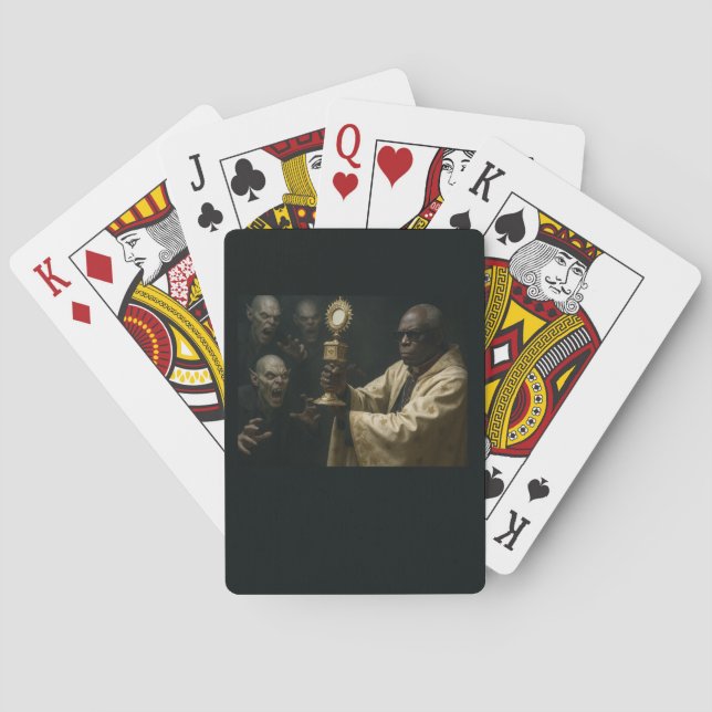 'If the Pope were Blade' Playing Cards (Back)