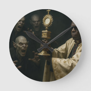 'If the Pope were Blade' Round Clock