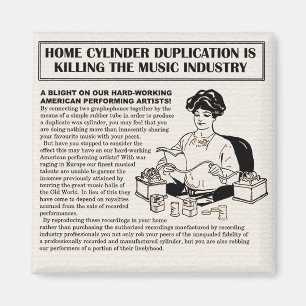 If the RIAA existed in 1915 Magnet