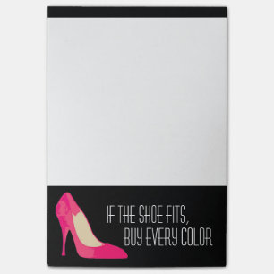 If the Shoe Fits Post-it notes