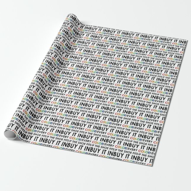 IF THE SHOE FITS... WRAPPING PAPER (Unrolled)