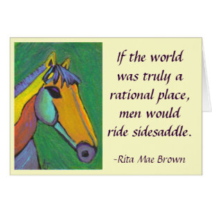If the world was truly a rational place... - card