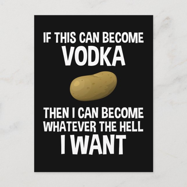 If This Can Become Vodka Postcard (Front)
