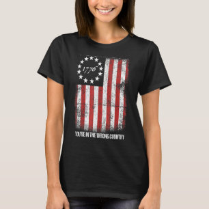 If This Flag Triggers You Youre In The Wrong Count T-Shirt