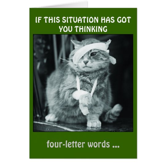 IF THIS SITUATION HAS GOT YOU THINKING... CARD