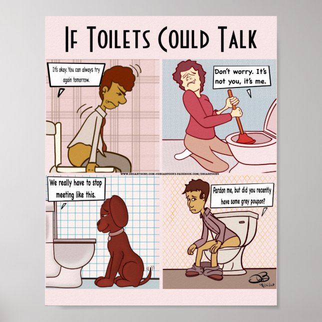 If Toilets Could Talk Poster (Front)