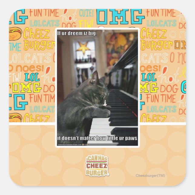 If ur dreem is big square sticker (Front)