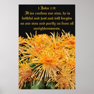 If we confess our sins poster