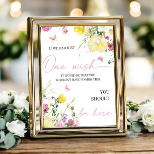 "If We Had One Wish, You Would Be Here Poster