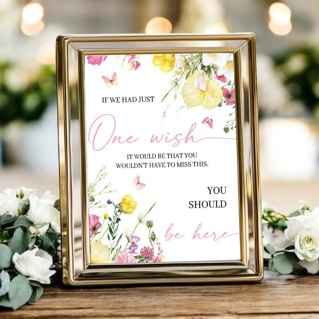 "If We Had One Wish, You Would Be Here Poster (Creator Uploaded)