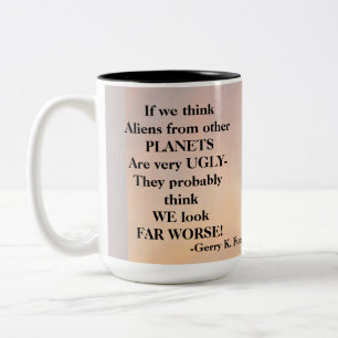 IF WE THINK Two-Tone COFFEE MUG