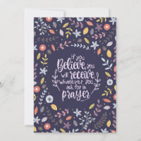 If You Believe - Matthew 21:22