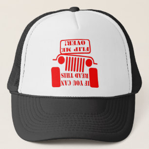 If You Can Read This Flip Me Over 4x4 Trucker Hat