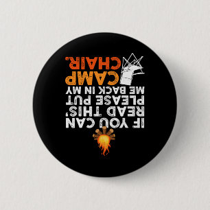 If You Can Read This Please Put Me Back In My Camp 6 Cm Round Badge