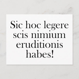 If You Can Read This ... Postcard