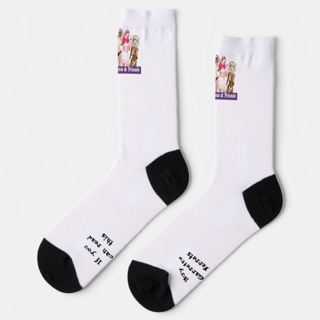 If you can read this... socks (Left)