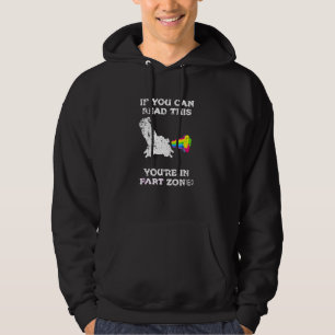 If You Can Read This You're In Fart Zone Humour Hoodie