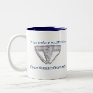 If you can't be an athlete... Two-Tone coffee mug