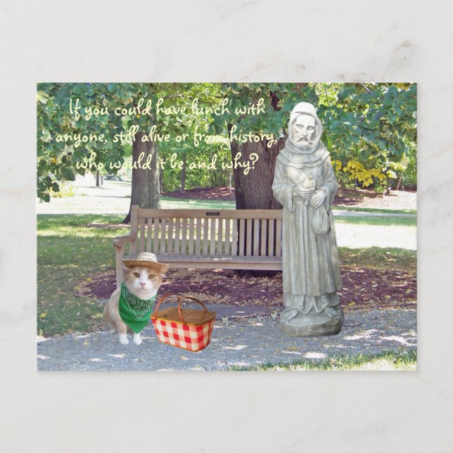 If You Could Have Lunch ... Postcard (Front)