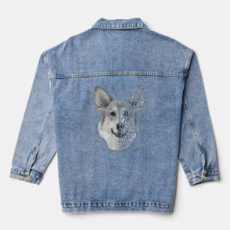 If You Don't Believe They Have Souls Corgi Dog Por Denim Jacket