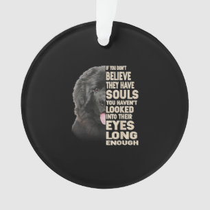 If You Dont Believe They Have Souls Newfoundland Ornament