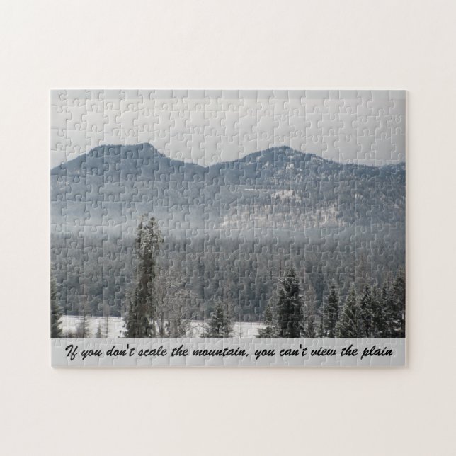 If you don't climb the mountain... jigsaw puzzle (Horizontal)