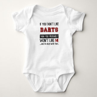 If You Don't Like Darts Cool Baby Bodysuit