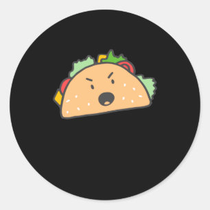 If You Dont Like Tacos Im Nacho Type  Classic Round Sticker
