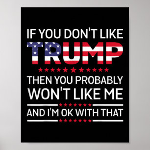 If You Dont Like Trump Then You Probably Wont Like Poster