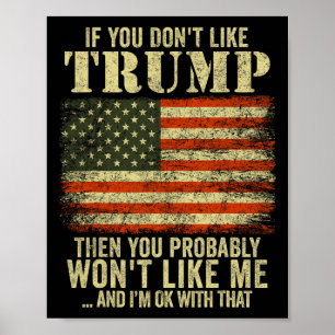 If You Don't Like Trump Then You Probly Wont Like  Poster