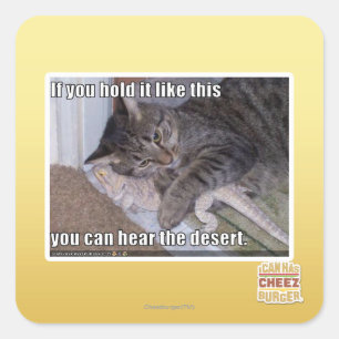 If you hold it like this square sticker