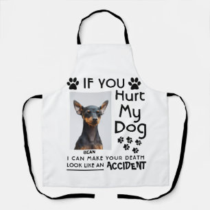 If You Hurt My Dog I Can Make Your Death Dog Paws Apron