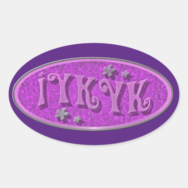 If You Know Slogan Epic Throwback Time Oval Sticker (Front)