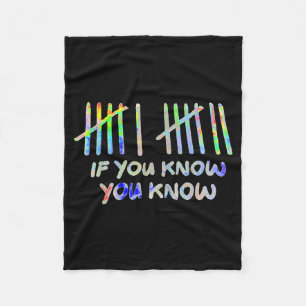 If You Know You Know 67 Six Seven Meme Fleece Blanket